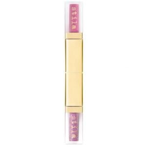 STILA Double Dip Suede Shade Glitter Glow Liquid Eyeshadow Pink Martini NEW